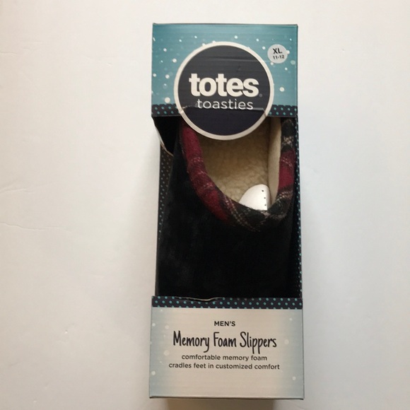 totes toasties MEN’S Memory Foam Slippers - Picture 3 of 5